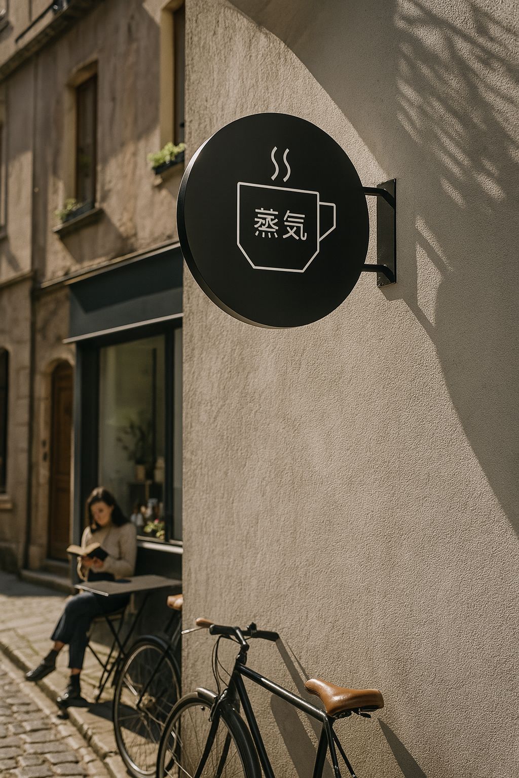 Dış mekanda kullanım için uygun, reklam amaçlı dayanıklı metal tabela.