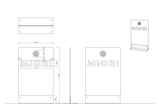 Custom Order Corten Totem