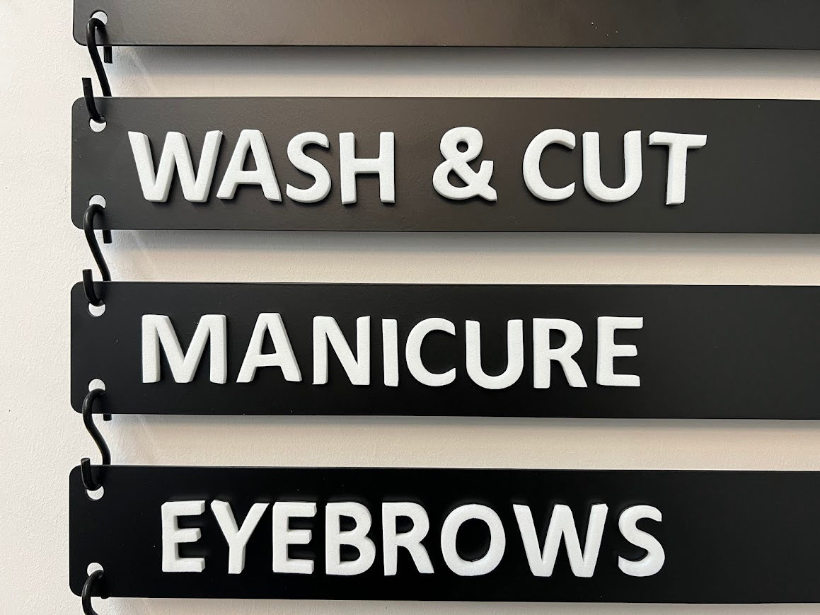  Yüksek kaliteli fırın boya kaplamalı siyah metal pano.