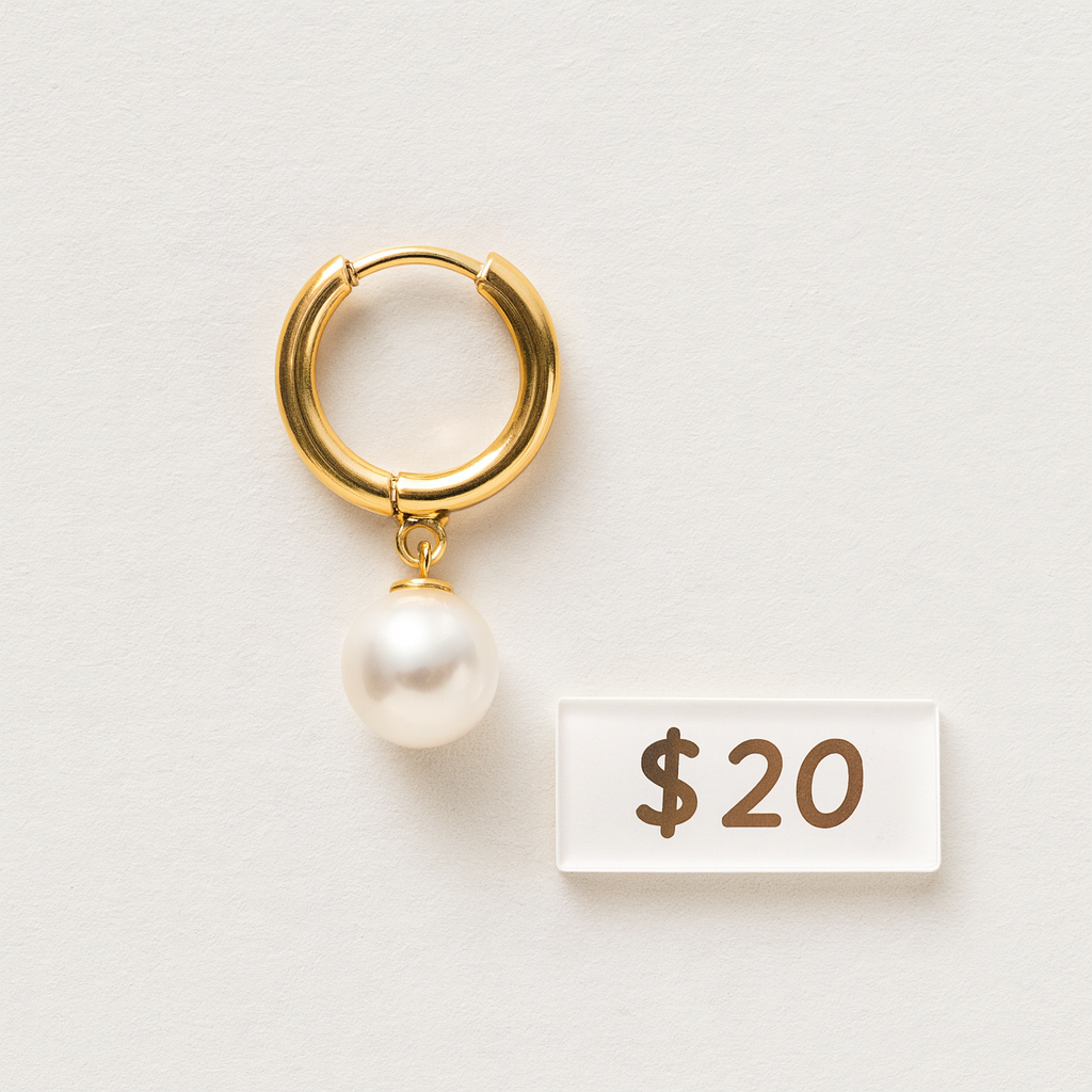 Üzerine kalemle yazı yazılabilen akrilik ürün etiketi örneği